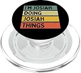 I'm Josiah Doing Josiah Things Funny Citas Personalizadas PopSockets PopGrip para MagSafe