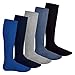 Produktbild Footstar Herren & Damen Kniestrümpfe (5 Paar), Klassische Strümpfe aus Baumwolle - Everyday! - Jeanstöne 39-42