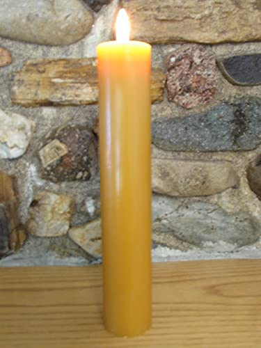 Beeswax Candle Works, 8.5 X 1.5-Inch Pillar, 35-Hour, 100% Usa Beeswax #TOP1