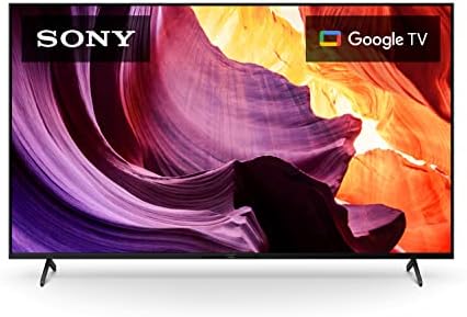Sony 55 Inch 4K Ultra HD TV X80K Series: LED Smart Google TV with Dolby Vision HDR KD55X80K- Latest Model, Black