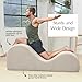 Avana Luvu Lounger - Chaise Lounge Chair for Yoga, Exercise, Massage - High Density Foam - Made in The USA - Black