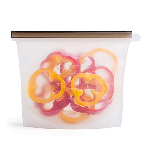 Reusable Eco Silicone Food Storage Bulk Bags Size...