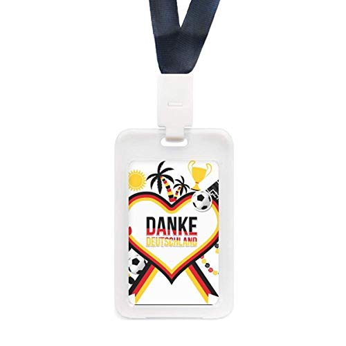 Pochette carte identité et crédit foot allemand protection transparente en PVC