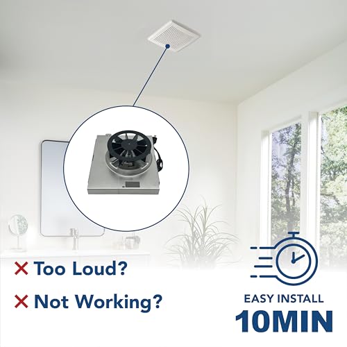 Image of Broan-NuTone Genuine Replacement Motor /Wheel for 50 CFM Bathroom Fans, Fits Select Models