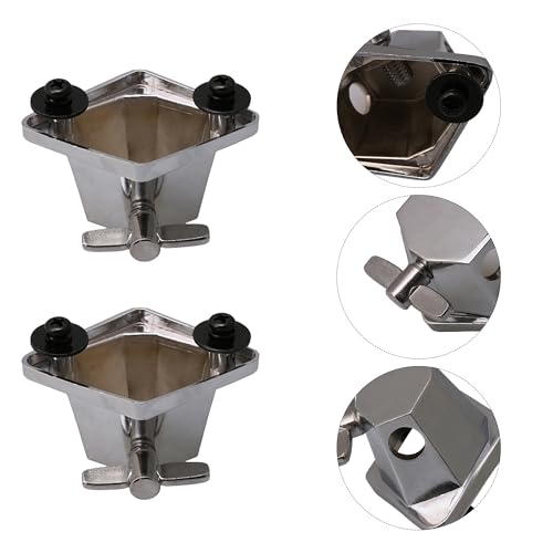 Soporte para patas de tom piso para batería plata miniatura 3