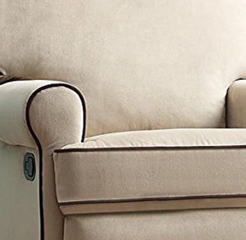 Pulaski Birch Hill Swivel Glider Recliner, Doe with Coffee Piping - Thumbnail 5