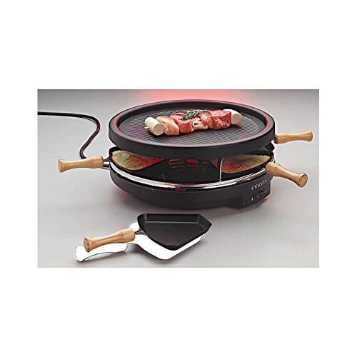 Appareil à raclette Bron coucke à 6 poêlons avec gril