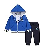chandal bebe niña adidas Juego de bebé sencillo y moderno, muy buena elasticidad, suave y cómodo, delicado con la piel para tu bebé, lavar a mano o a máquina, secar al aire, no usar lejía. Se seca rápidamente, no se encoge y se decolora después del lavado, es duradero y bien hecho.