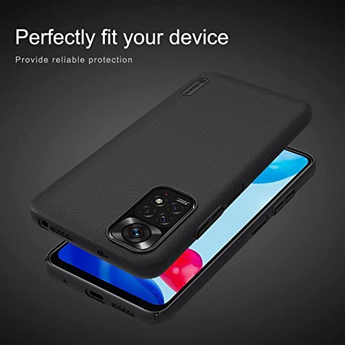 Emodil Case for Xiaomi Redmi Note 11 / Redmi Note 11s Case Cover Super Frosted Shield Matte All-Round Protection for Xiaomi Redmi Note 11 4G / Redmi Note 11s 4G by Emodil ® (BLACK)