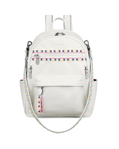 FADEON PU Leather Multi Pocket Backpack