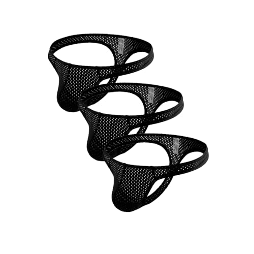 Male Leopard G-String Underwear Pack Silky Smooth Thong Panties T-Back Thongs