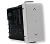 Elektronova Pulsante saliscendi tapparella Zigbee/Tuya connesso Smart Wifi frutto modulo compatibile con supporti Bticino Matix bianco