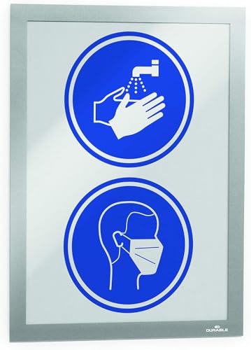 Cadre d'affichage pour document A4 Durable à dos adhésif noir - 4