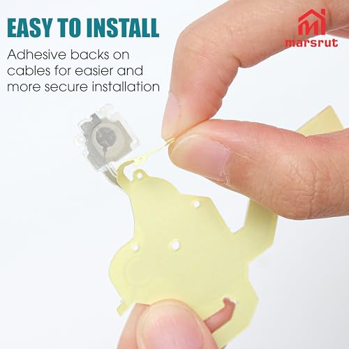 Image of Replacement Flex Cable Parts Fits for PSP 3000 3001 3004 3006 3007 3008 300X Series, Left Right Buttons Flex Ribbon Full Cable Function Start Home Volume PCB Keypad Part (3pcs /set)