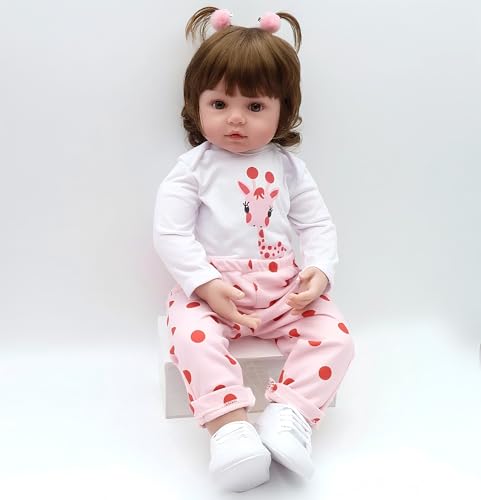 Muñeca Reborn Bebé Realista 45 cm Silicona y Tela miniatura 5