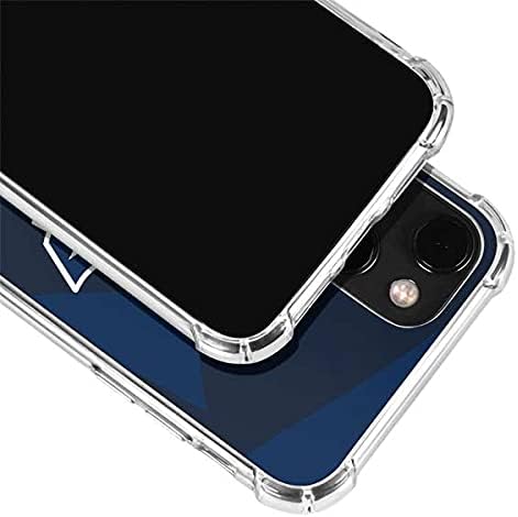 Skinit Clear Phone Case Compatible with iPhone 13 Mini - Officially Licensed NFL New England Patriots Double Vision Design