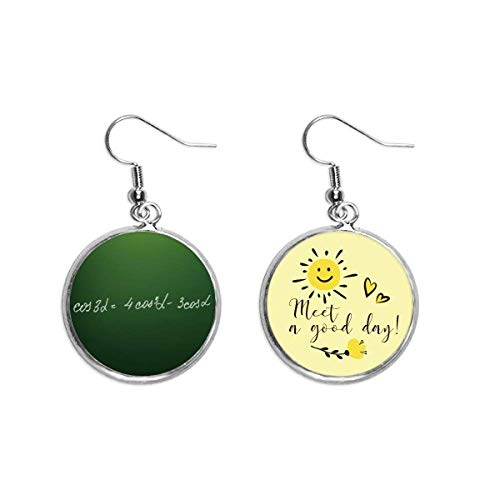 Preisvergleich Produktbild Math Kowledge Cosine Formula Ohrhänger, Sonnenblumen-Ohrringe, Schmuck