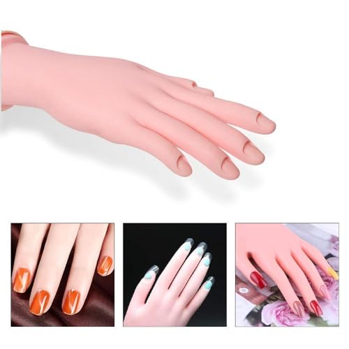 1pc Flexible Mannequin Hand For Nail Training And Manicure Practice - Image 3