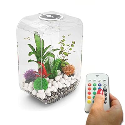 biOrb LIFE 45L Clear Aquarium Fish Tank with Multi Colour LED Lighting