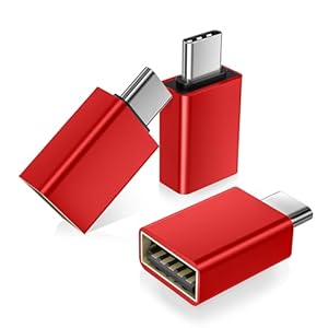Basesailor für MacBook Adapter USB C 3Pack, Thunderbolt 4 5 USBC Stecker USBA Buchse OTG Konverter für iPhone 17 16 15 Max, iMac, iPad Pro Air, Microsoft Surface, Samsung Galaxy Tab S10, S25 S26, Z Flip Fold