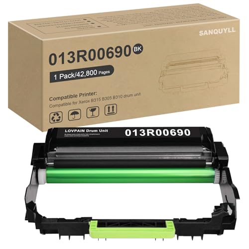 SANQUYLL B310 Imaging Unit Compatible for Xerox B305 B310 B315 Drum Unit 013R00690 Drum Unit for B305 B310 B315 Printer (1 Pack) by SANQUYLL - Used condition - US$28.08