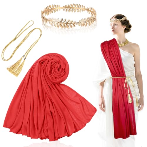 Kyndara Lot de 3 accessoires de costume toga grec romain