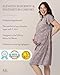 Kindred Bravely Universal Labor and Delivery Gown for Hospital | 3 in 1 Labor & Delivery, Postpartum Nursing Pajamas, Hospital Gowns for Women (Lilac Bloom, 1X-2X)