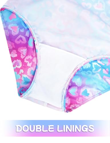Image of Girls Swimsuits Back Cutout Bathing Suits for Girls 6-14 Removable Chest Pad Quick Dry for Swim Team Beach Pool