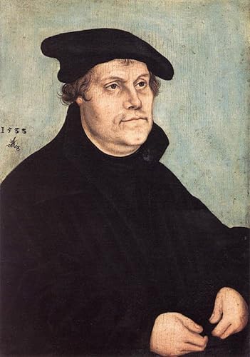 Peinture sur toile portrait luther nordique pour deco chambre à coucher cocooning