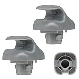 Amavoler 2 PCS Gray Interior Sun Visor Clips Sunvisor Clip Replacement Fit for Honda Civic 96-14,07-11CR-V, 98-07 Accord,99-10 Odyssey,06-11 Ridgeline. OEM#:88217S04003ZA, 88217S01A01ZA.