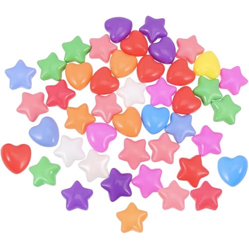 50 peças bolas de estrela do oceano, bolas de natação para, de piscina em forma de estrela, brinquedos de natação para, para piscina ao ar livre, cobertura