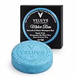 Veluve Botanical Performance Solid Shampoo Bar Midori Rain - Protein-Infused, Sulfate-Free, High-Lather Formula – Plastic-Free Salon-Quality Hair Cleanser – 3.7 oz