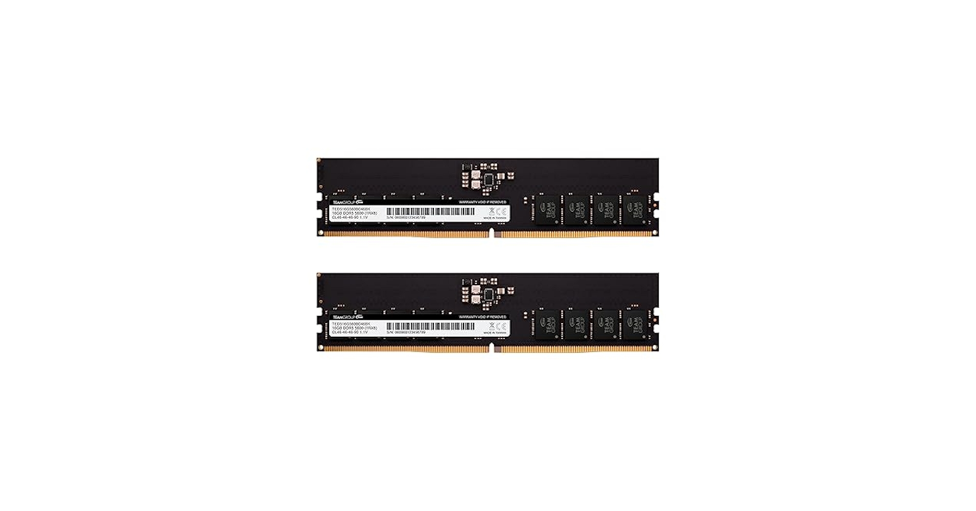 TEAMGROUP Elite DDR5 32GB Kit (2x16GB) 5600Mhz PC5-44800