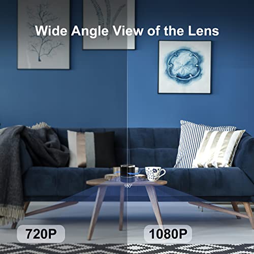 Lieront Hidden Camera Speaker Wifi Spy Camera In Wireless Bluetooth Speaker,180°Viewing Angle Rotating Lens,Nanny Cams Phone App,Motion Detection Alarm,Real-Time Video #TOP5