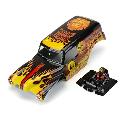 Pro-Line Racing 1/10 Grave Digger Fire Red Painted Body Set LMT PRO359312 Car/Truck Bodies Wings...