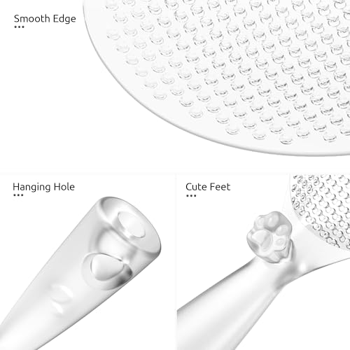 Image of U-Taste Rice Spoon Paddle Scooper, Non-Stick TPX Rice Spatula, Transparent