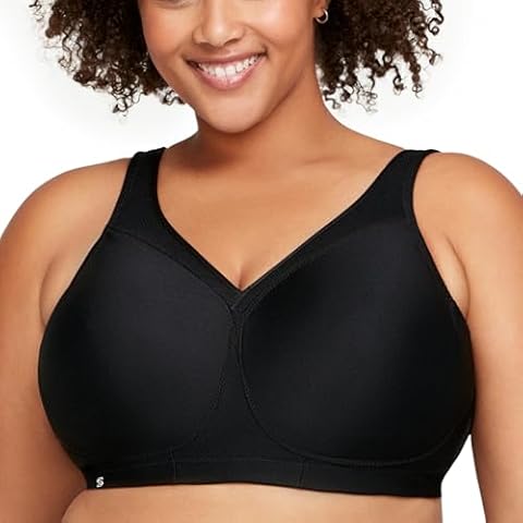 Glamorise Plus Size MagicLift Sports Bra Cover