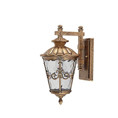 Applique murale extérieure E27 style rétro européen étanche IP55 pour villa