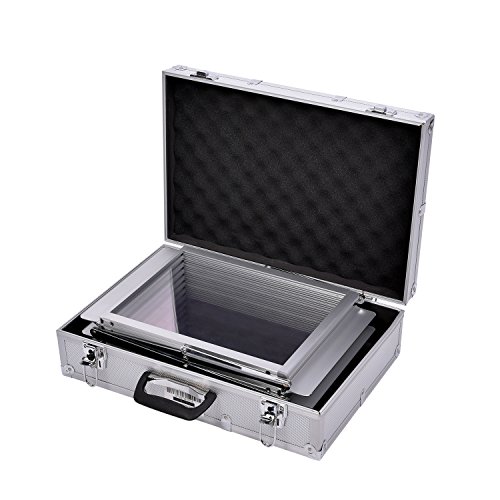 Aluminum Foldable Literature Holder Magazine Rack Brochure Display Stand Floor Pop-up Catalog Leaflet Flyer Holder with Portable Carrying Case for Tradeshow, Conference, Office Showroom - Thumbnail 3