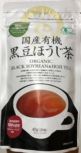 小川生薬 国産有機黒豆ほうじ茶 (40g) x2袋のサムネイル