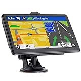 GPS Navigator for Car, Latest 2026 Map 7 inch Touch Screen Car GPS 256-16GB, Voice Turn Direction Guidance, Support Speed and Red Light Warning, North America Lifetime map Free Update(Black)
