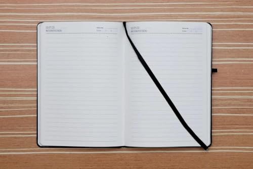 Image of KRYPTAR Personalized Diary & Pen Combo - Custom Name Engraved A5 Leather Finish Notebook (192 Pages) with Premium Ball Pen | Elegant Executive Gift Set for Corporate Gifting, Professionals, Students & Special Occasions