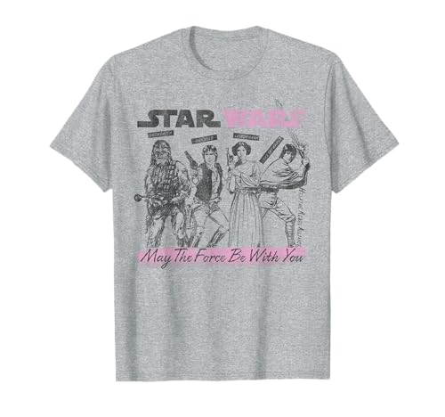 Star Wars Vintage Poster T-shirt en coton pour homme et femme look rétro geek