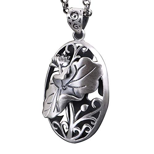Collier vintage argent S925 cadeau de personnalité élégant