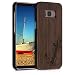 Produktbild kwmobile Samsung Galaxy S8 Hülle - Handy Schutzhülle aus Holz - Cover Case Handyhülle für Samsung Galaxy S8 - Anker Vintage Design Dunkelbraun