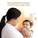 NumNum Baby Spoons Set, Baby Essentials Pre-Spoon GOOtensils for 6+ Months, First Stage Self-Feeding Spoons for Baby Led Weaning (BLW), Silicone Toddler Utensils, BPA-Free, 2 Pack Blue/Orange