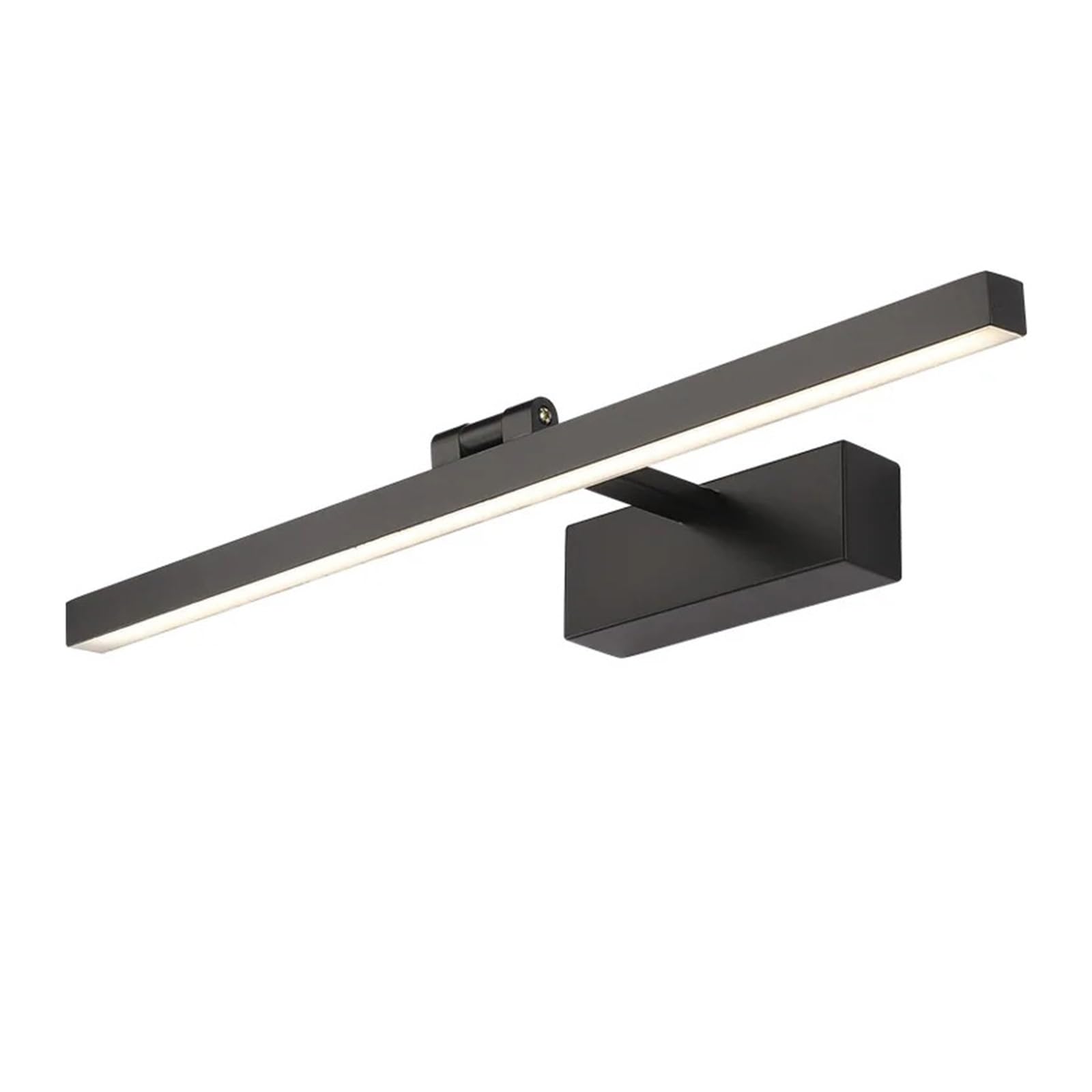 Oświetlenie obrazu, 9W 40CM LED metalowy akrylowy kinkiet, łazienka salon kryty domowy hotel dekoracja długie paski przednie światło szafki(Three colors,Nero)
