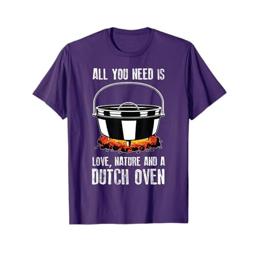 Love Outdoor Cooking Campfire Chef Dutch Oven T-Shirt
