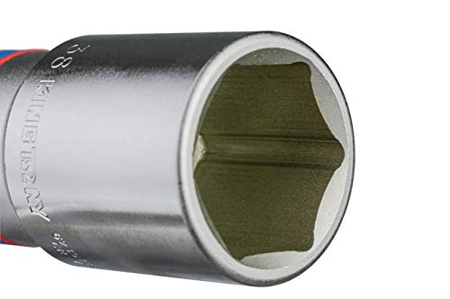 KING TONY 623538M Socket Long 3/4" 38mm for DIYers & Professionals, Made for Repair and Installation tasks 38mm - Image 2