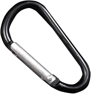 5# Small Mini D Shape Carabiner Aluminum Carabiner Clip Keychain For